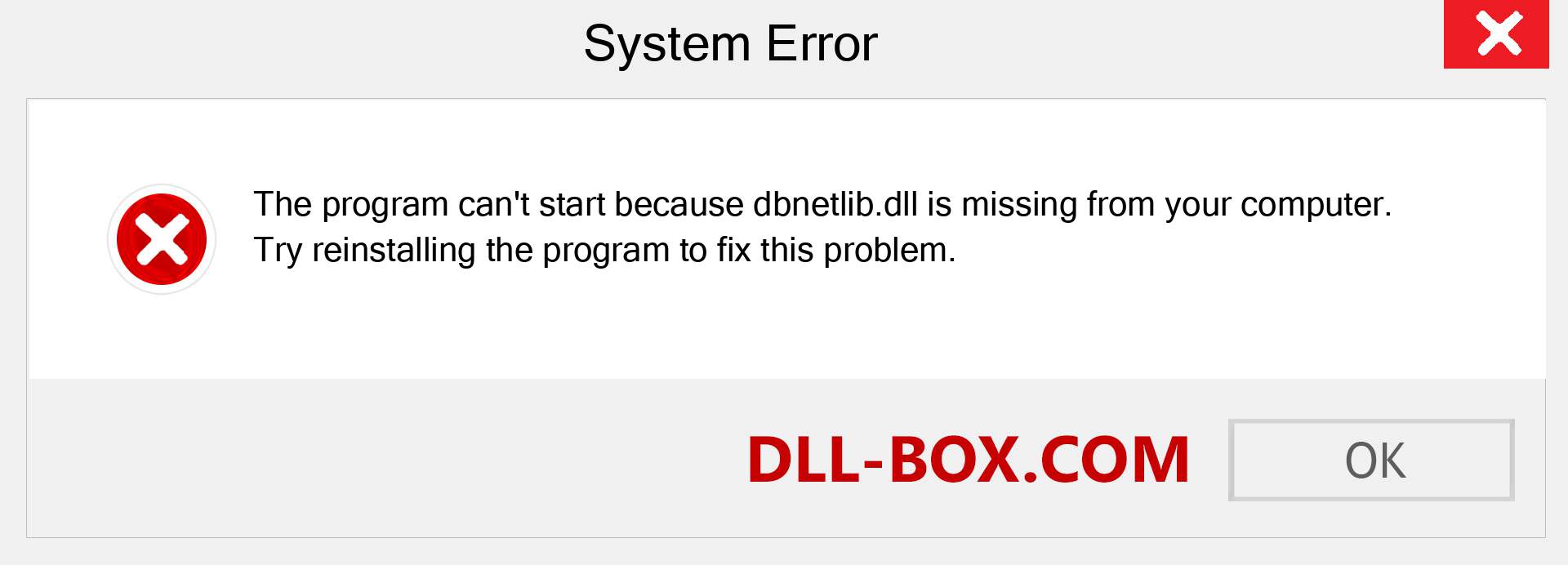  dbnetlib.dll file is missing?. Download for Windows 7, 8, 10 - Fix  dbnetlib dll Missing Error on Windows, photos, images